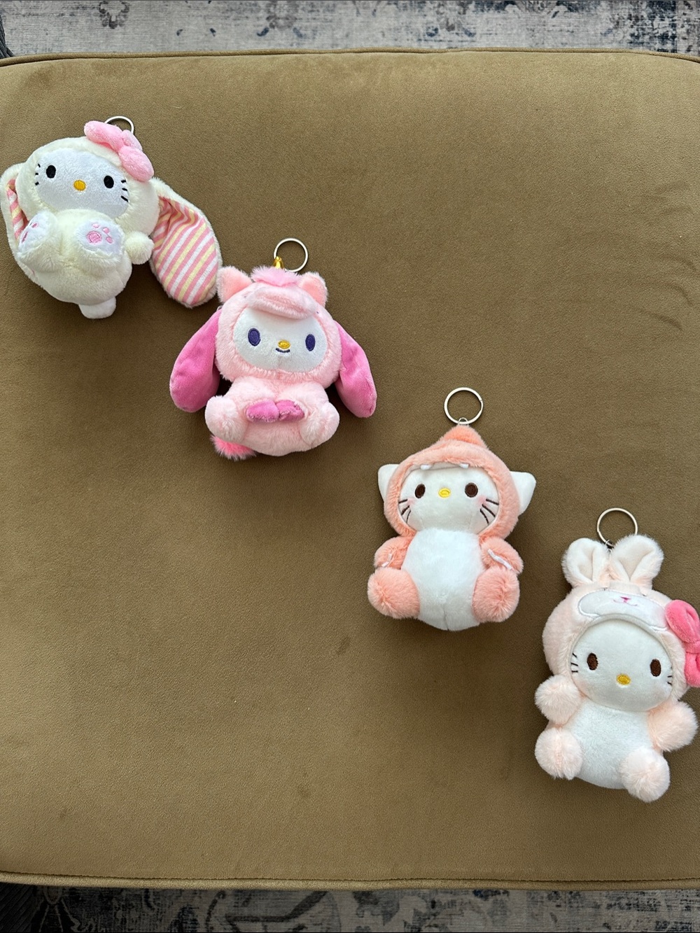 Hello Kitty & Friends Plush Keychain